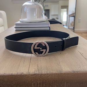 Authentic black Gucci Belt